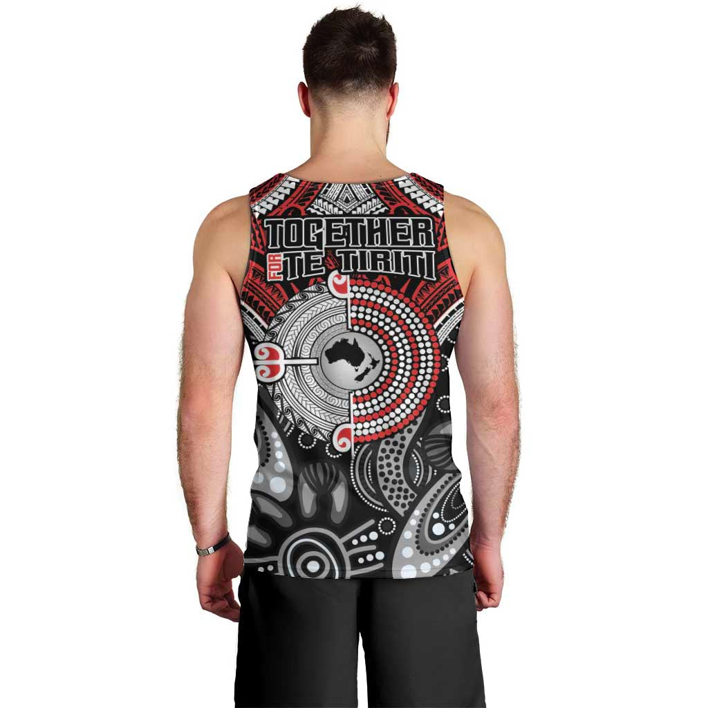 Aotearoa and Australia Men Tank Top New Zealand Honour The Treaty Ake!Ake!Ake!