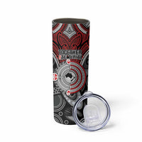 Aotearoa and Australia Skinny Tumbler New Zealand Honour The Treaty Ake!Ake!Ake!