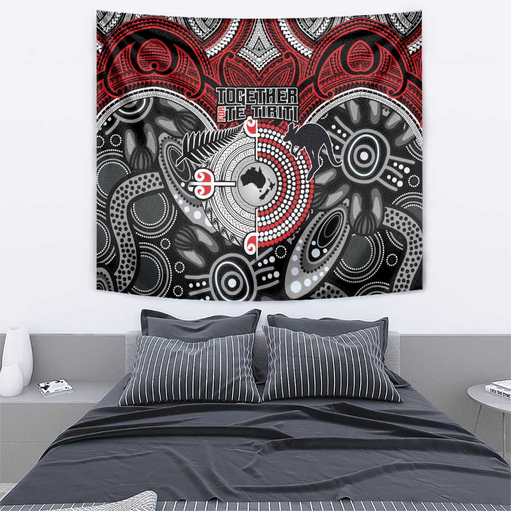 Aotearoa and Australia Tapestry New Zealand Honour The Treaty Ake!Ake!Ake! LT9 - Polynesian Pride