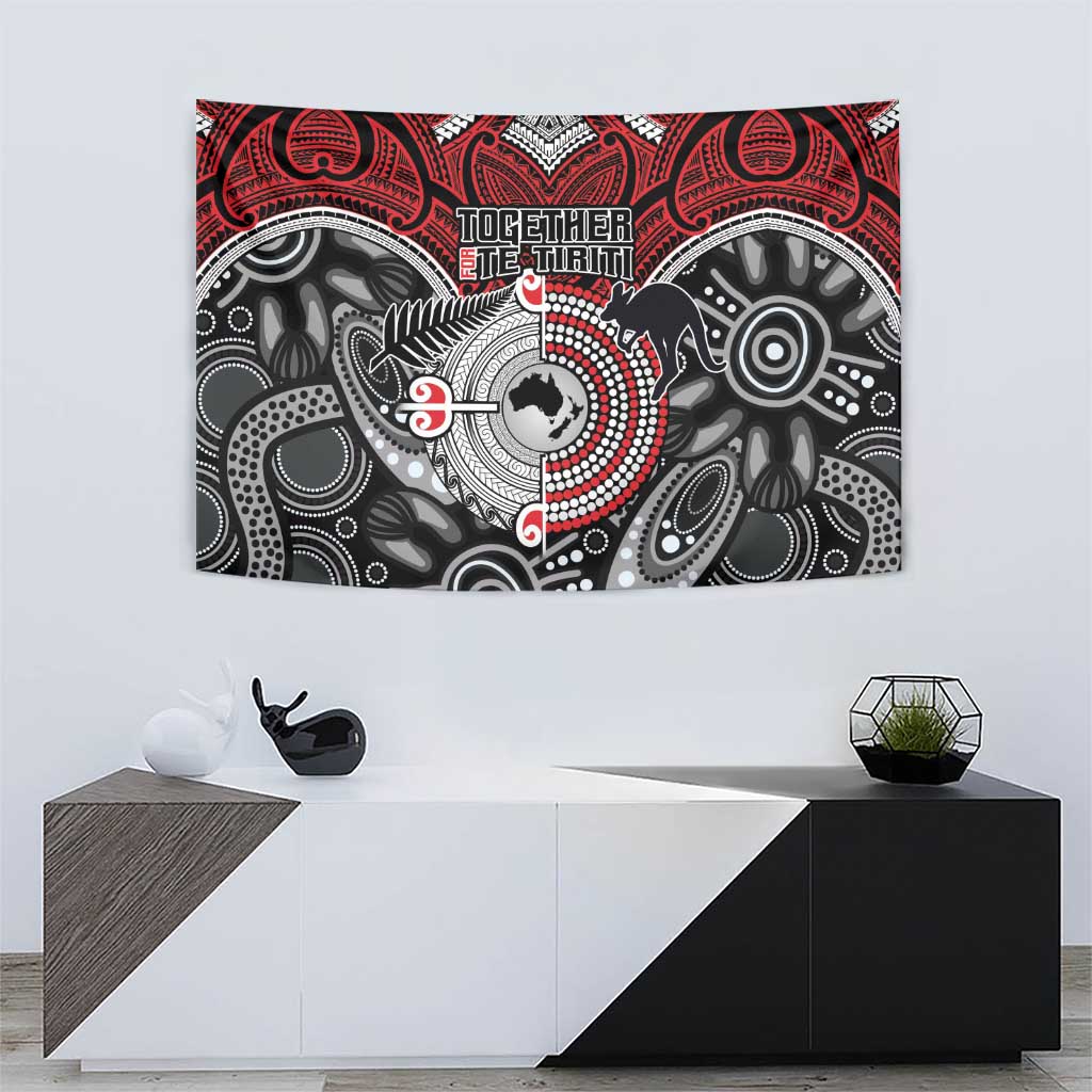 Aotearoa and Australia Tapestry New Zealand Honour The Treaty Ake!Ake!Ake! LT9 - Polynesian Pride