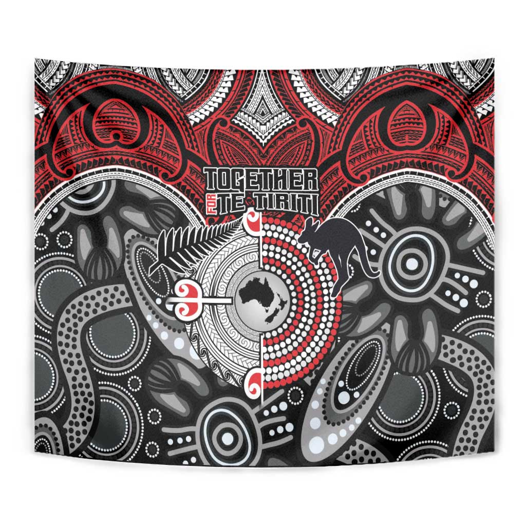 Aotearoa and Australia Tapestry New Zealand Honour The Treaty Ake!Ake!Ake! LT9 - Polynesian Pride