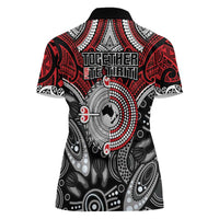 Aotearoa and Australia Women Polo Shirt New Zealand Honour The Treaty Ake!Ake!Ake!