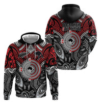 Aotearoa and Australia Zip Hoodie New Zealand Honour The Treaty Ake!Ake!Ake!