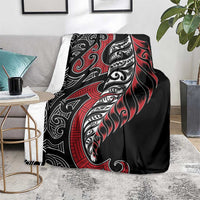 Koru Fern New Zealand Blanket Maori Tribal Pattern