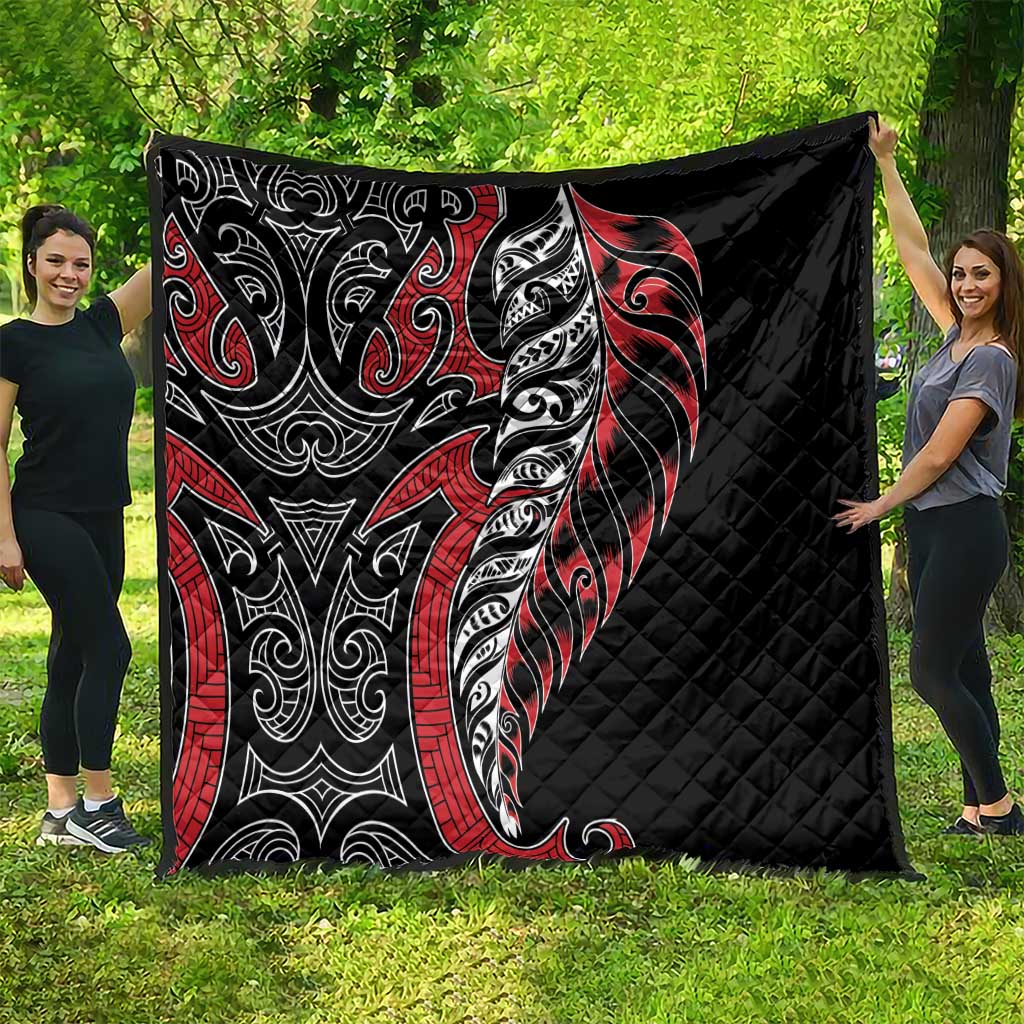Koru Fern New Zealand Quilt Maori Tribal Pattern LT9 - Polynesian Pride