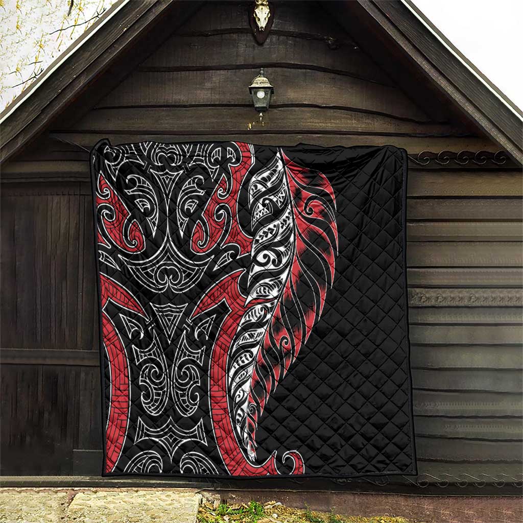 Koru Fern New Zealand Quilt Maori Tribal Pattern LT9 - Polynesian Pride