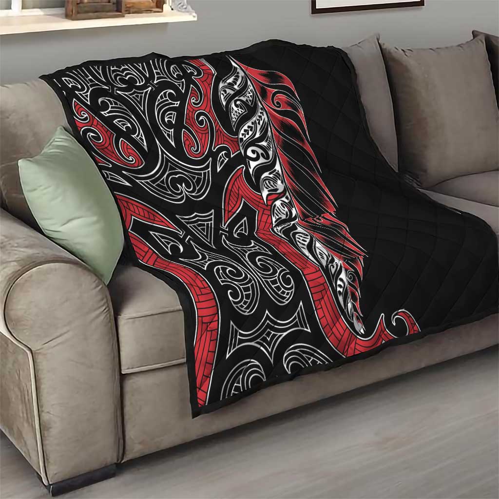 Koru Fern New Zealand Quilt Maori Tribal Pattern LT9 - Polynesian Pride