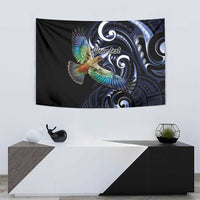 New Zealand Kea Bird Personalised Tapestry Maori Tribal Koru Art LT9 - Polynesian Pride