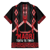 Toitu Te Tiriti Waitangi Family Matching Summer Maxi Dress and Hawaiian Shirt Black Wharenui House - Polynesian Pride