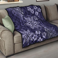 Vintage Tonga Tribal Ngatu Pattern Quilt With Pacific Floral Pink Art LT9 - Polynesian Pride