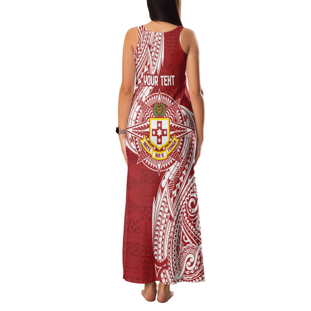 Personalised Kolisi Tonga Atele 142nd Anniversary Family Matching Tank Maxi Dress and Hawaiian Shirt Special Kupesi Pattern