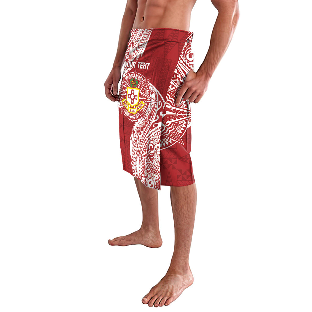 Personalised Kolisi Tonga Atele 142nd Anniversary Lavalava Special Kupesi Pattern