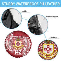 Personalised Kolisi Tonga Atele 142nd Anniversary Spare Tire Cover Special Kupesi Pattern