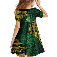 Personalised Tonga Liahona High School Family Matching Puletasi and Hawaiian Shirt Since 1948 Special Kupesi Pattern