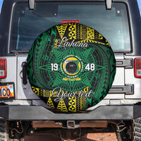 Personalised Tonga Liahona High School Spare Tire Cover Since 1948 Special Kupesi Pattern