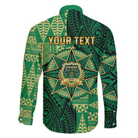 Personalised Tonga Saineha High School Family Matching Tank Maxi Dress and Hawaiian Shirt Since 1978 Special Kupesi Pattern