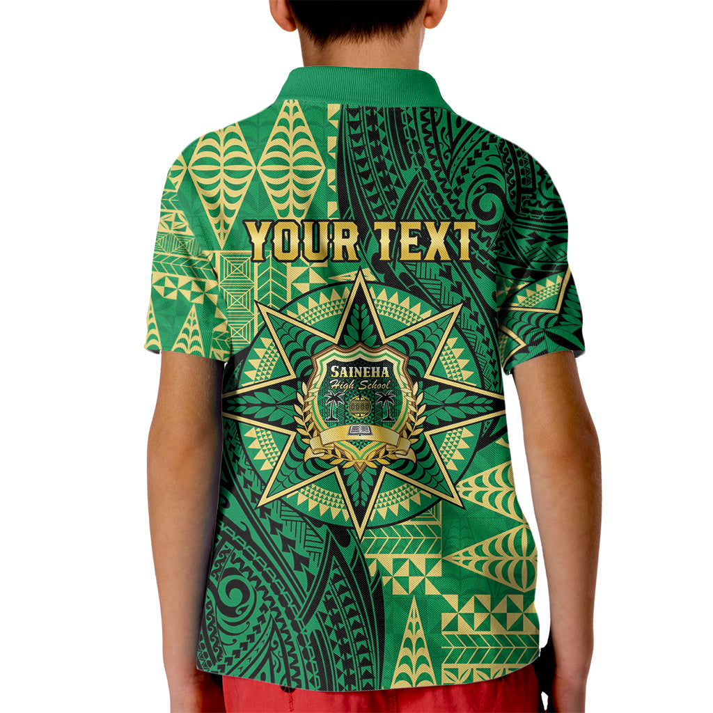 Personalised Tonga Saineha High School Kid Polo Shirt Since 1978 Special Kupesi Pattern