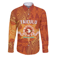 Personalised Tonga Tailulu College Family Matching Puletasi and Hawaiian Shirt Since 1967 Special Kupesi Pattern Version 1