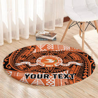 Personalised Tonga Tailulu College Round Carpet Since 1967 Special Kupesi Pattern Version 2