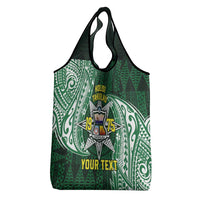 Personalised Tonga Takuilau College Grocery Bag Since 1975 Special Kupesi Pattern