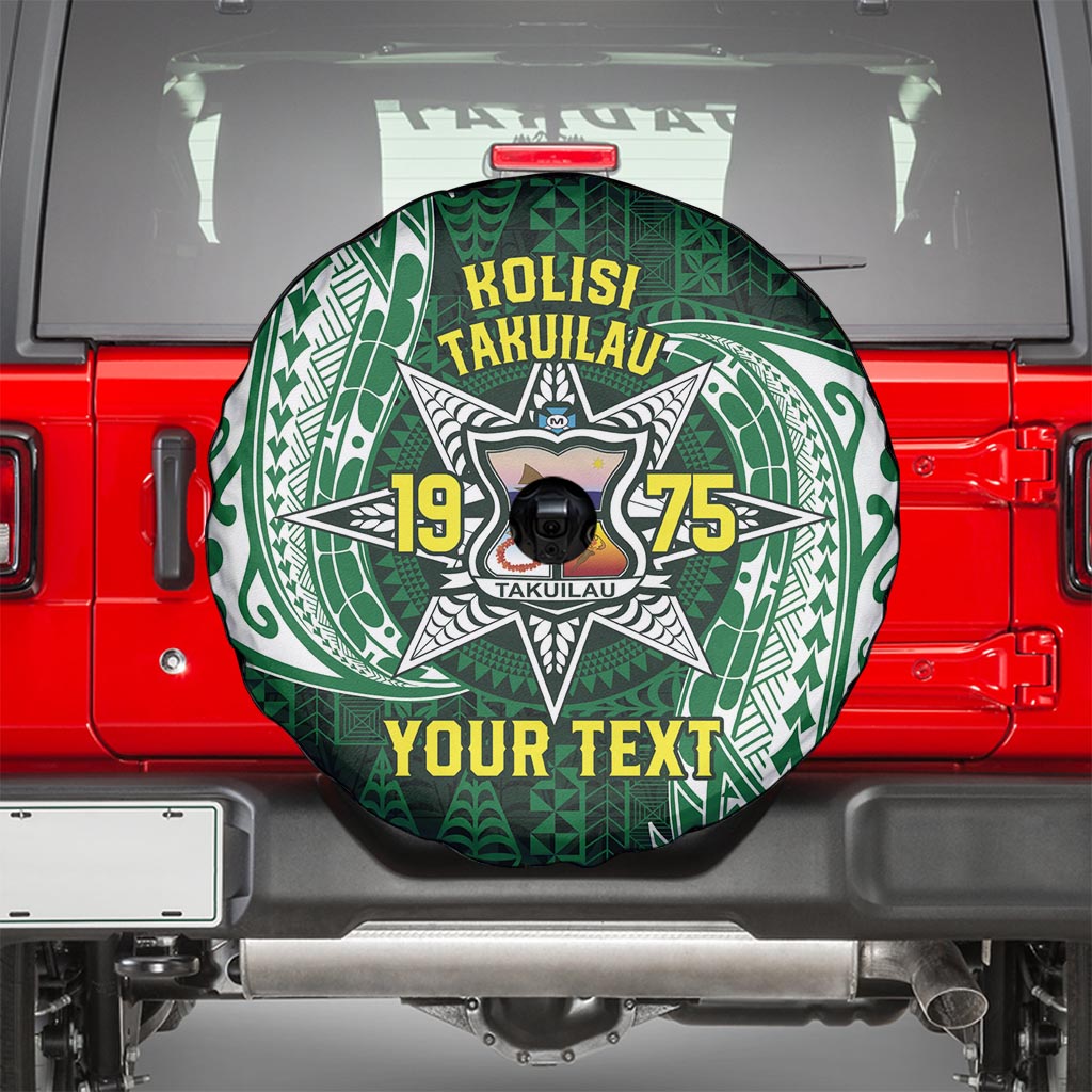 Personalised Tonga Takuilau College Spare Tire Cover Since 1975 Special Kupesi Pattern