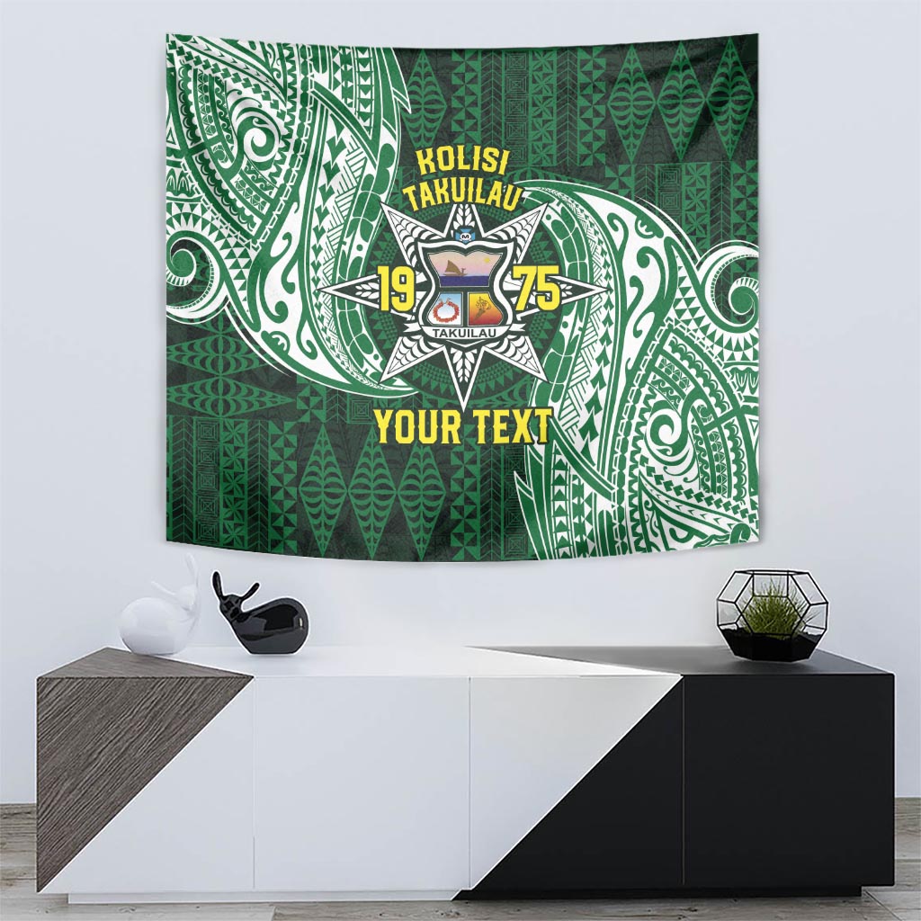 Personalised Tonga Takuilau College Tapestry Since 1975 Special Kupesi Pattern