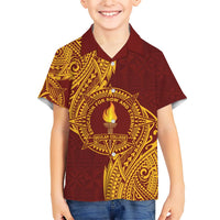 Personalised Tonga Beulah College Hawaiian Shirt Since 1938 Special Kupesi Pattern