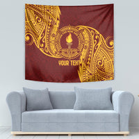 Personalised Tonga Beulah College Tapestry Since 1938 Special Kupesi Pattern