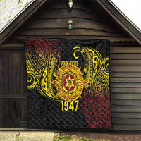 Personalised Tonga High School Quilt Since 1947 Special Kupesi Pattern