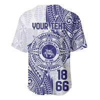 Personalised Tonga Tupou College Tolo Baseball Jersey Since 1866 Special Kupesi Pattern