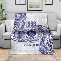 Personalised Tonga Tupou College Tolo Blanket Since 1866 Special Kupesi Pattern