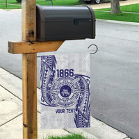 Personalised Tonga Tupou College Tolo Garden Flag Since 1866 Special Kupesi Pattern