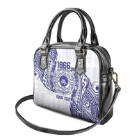 Personalised Tonga Tupou College Tolo Shoulder Handbag Since 1866 Special Kupesi Pattern