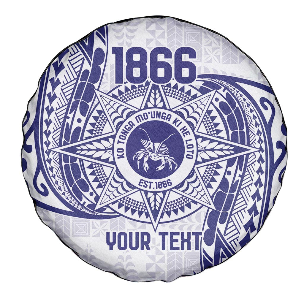 Personalised Tonga Tupou College Tolo Spare Tire Cover Since 1866 Special Kupesi Pattern