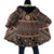 Vintage Bula Fiji Cloak Brown Tapa Masi Motif - Polynesian Pride