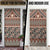 Vintage Bula Fiji Door Cover Brown Tapa Masi Motif - Polynesian Pride