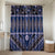 Vintage Bula Fiji Bathroom Set Prussian Blue Tapa Masi Motif - Polynesian Pride