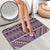 Vintage Bula Fiji Bathroom Set Purple Tapa Masi Motif - Polynesian Pride
