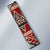 Vintage Bula Fiji Auto Sun Shade Red Tapa Masi Motif - Polynesian Pride