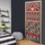 Vintage Bula Fiji Door Cover Red Tapa Masi Motif - Polynesian Pride