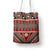 Vintage Bula Fiji Tote Bag Red Tapa Masi Motif - Polynesian Pride
