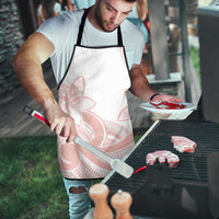 Polynesian Tribal Plumeria Lotu Tamaiti Apron Pastel Blush - Polynesian Pride