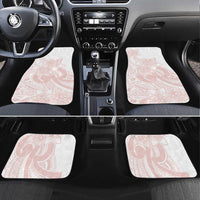 Polynesian Tribal Plumeria Lotu Tamaiti Car Mats Pastel Blush - Polynesian Pride
