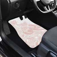 Polynesian Tribal Plumeria Lotu Tamaiti Car Mats Pastel Blush - Polynesian Pride
