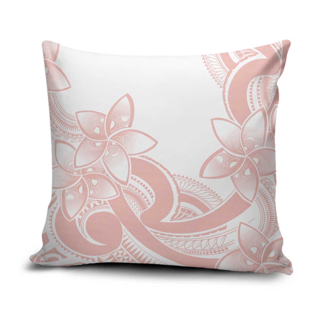 Polynesian Tribal Plumeria Lotu Tamaiti Pillow Cover Pastel Blush - Polynesian Pride