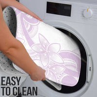 Polynesian Tribal Plumeria Lotu Tamaiti Bathroom Set Pastel Mauve - Polynesian Pride