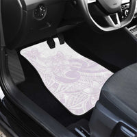 Polynesian Tribal Plumeria Lotu Tamaiti Car Mats Pastel Mauve - Polynesian Pride