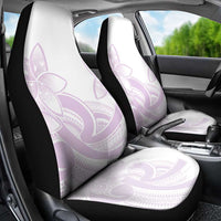 Polynesian Tribal Plumeria Lotu Tamaiti Car Seat Cover Pastel Mauve - Polynesian Pride