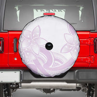 Polynesian Tribal Plumeria Lotu Tamaiti Spare Tire Cover Pastel Mauve - Polynesian Pride
