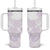 Polynesian Tribal Plumeria Lotu Tamaiti Tumbler With Handle Pastel Mauve - Polynesian Pride